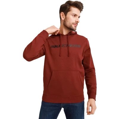 Afbeelding van Skechers Apparel Heritage Pullover Hoodie Herensweatshirt met capuchon MHD12 DKBR