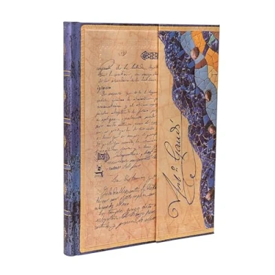 Afbeelding van Embellished Manuscripts Collection Gaudi, The Manuscript of Reus (Embellished Collection) Ultra Lined Hardback Journal (Elastic Band Closure)