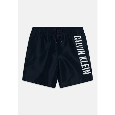 Afbeelding van Calvin Klein Swimwear Medium Drawstring Zwemshorts voor kinderen, Maat: 128 140, Dark sapphire