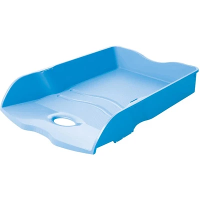 Afbeelding van 3x Brievenbak HAN Loop A4/C4 stapelbaar Trend Colour lichtblauw
