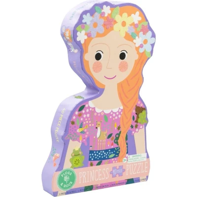 Afbeelding van Floss &amp; Rock Puzzel Silhouet Sprookjesprinses (40 stukjes)