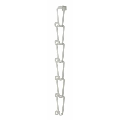 Afbeelding van Yamazaki Opbergrek Chain Small Tassenrek 6 Tassen Wit 7,5x8x77cm