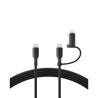 Afbeelding van Belkin BoostCharge Pro USB kabel 2.0 1,5 m C C/Lightning Zwart