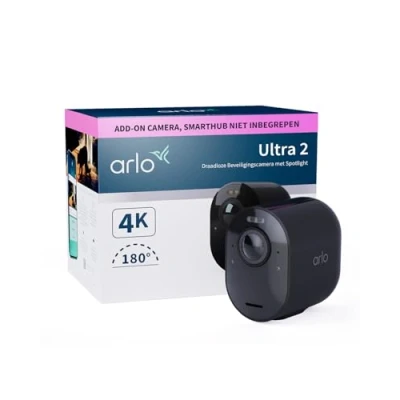Afbeelding van Arlo Ultra 2 Beveiligingscamera 4K Zwart uitbreiding
