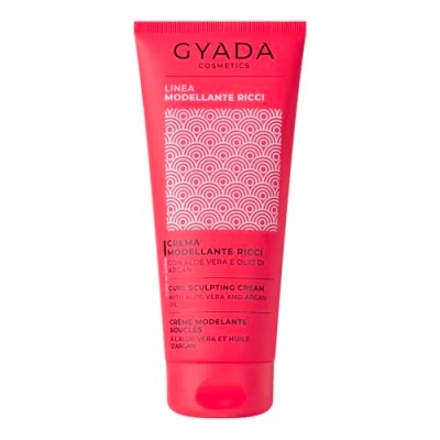 Afbeelding van GYADA COSMETICS, 5e verjaardag modellerende krulcrème zonder uitspoelen, met gladmakende en anti kroes effect, aloë vera, lijnolie, kokosnoot, argan jojoba, 200 ml