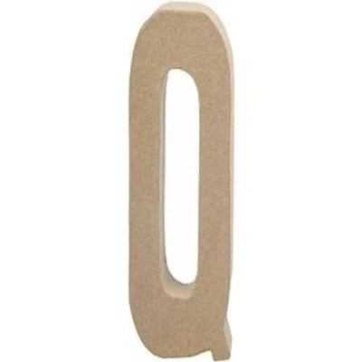 Afbeelding van Creotime papier mâché letter Q 20,5 cm