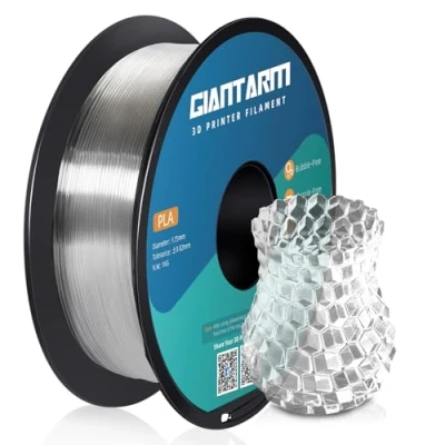 Afbeelding van GIANTARM PLA filament 1,75 mm, 3D printerfilament, transparant, 1 kg spoel