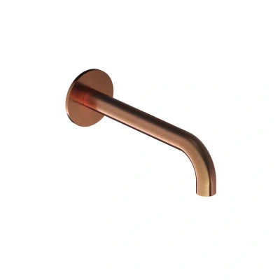 Afbeelding van HotBath Cobber Uitloop 18cm CB095 18 Geborsteld Koper PVD