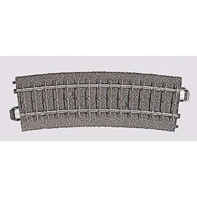 Afbeelding van H0 Märklin C rails (met ballastbed) 24215 Gebogen 15 Radius R2