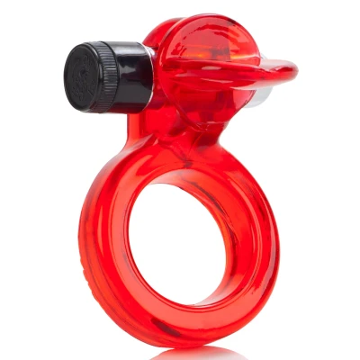 Afbeelding van CalExotics Wireless Clit Flicker Rings Rood