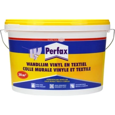 Afbeelding van Perfax Wandlijm Vinyl en Textiel Lijm 5 kilo