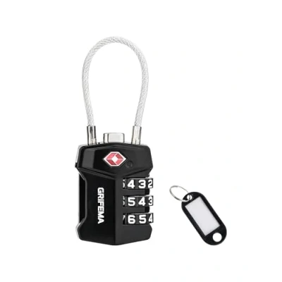 Afbeelding van GRIFEMA GA1006 Koffersloten, Zwart/Wit, One Size