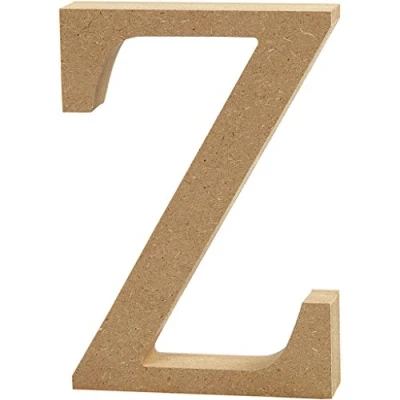 Afbeelding van Creative letter Z MDF 13 cm