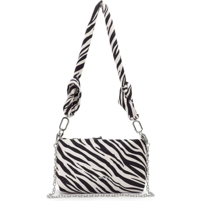 Afbeelding van Tamaris Schoudertas Julie Crossover Bag Ecru / Black Veelkleurig