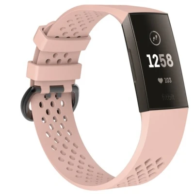 Afbeelding van Fitbit Charge 3 &amp; 4 sport bandje Maat: Large Roze