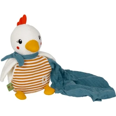 Afbeelding van Coppenrath Little Knuffel met knuffeldoekje kip Wonder