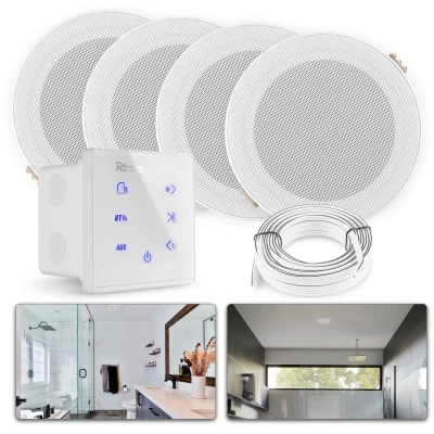 Afbeelding van Power Dynamics A100 badkamerspeaker set Bluetooth speaker voor