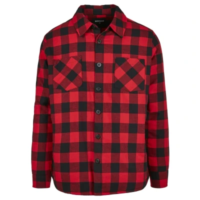 Afbeelding van Urban Classics Overhemd, Heren, Maat: Small, Black/red
