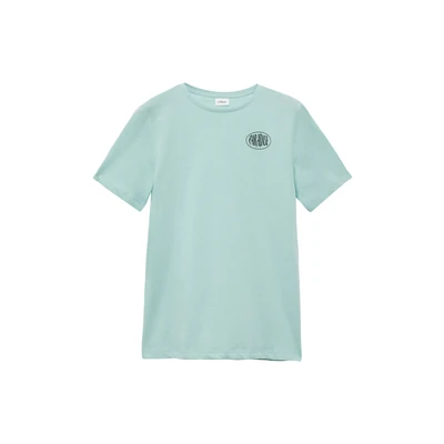 Afbeelding van s.Oliver MIT Front UND RÜCKEN Tshirt print voor kinderen, Maat: 158/164, Ozeangrün
