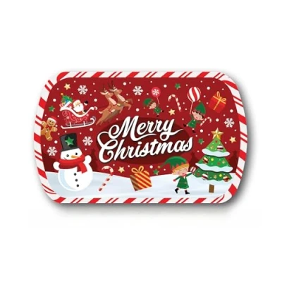 Afbeelding van Fiestas Guirca Kerstschaal Merry Christmas 39 x 24 cm 1 stuks