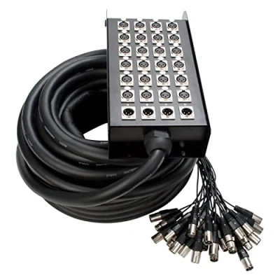 Afbeelding van MUSIC STORE Multicore 24/4 30m, Stagebox Meeraderige kabels