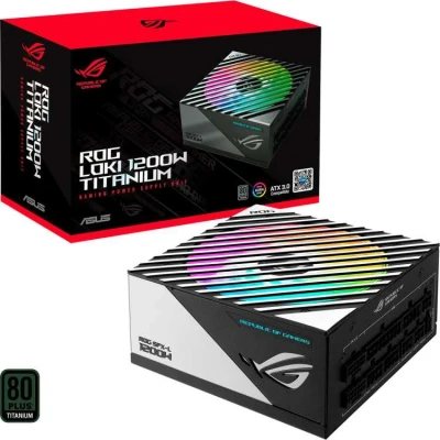 Afbeelding van ASUS ROG LOKI 1200T SFX L GAMING power supply unit 1200 W 20+4 pin ATX Zwart, Zilver