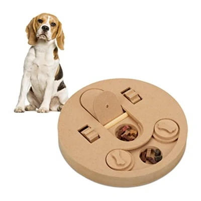 Afbeelding van Relaxdays intelligentie speelgoed hond interactief hondenspeelgoed voerpuzzel puppy