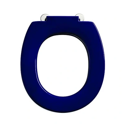Afbeelding van Ideal standard closetzitting z deksel blauw v randloos wandcloset s4066 s406636