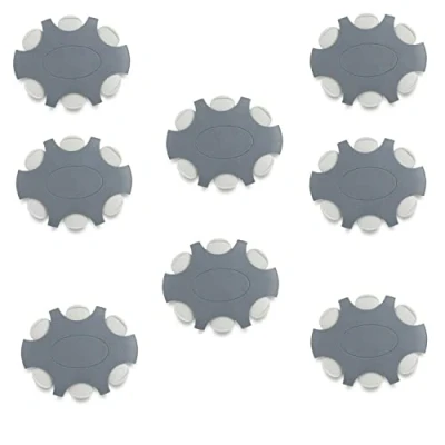 Afbeelding van JB White 48 stuks ProWax cerumenfilters voor hoorapparaten geschikt Oticon en Bernafon luidsprekers, 8x dispenserschijf met 6 gereedschappen filters, grijs