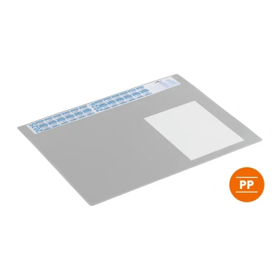 Afbeelding van Durable Schrijfonderlegger 65x48cm kalender Grijs met PP afdekvel