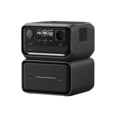 Afbeelding van EcoFlow RIVER 3 Max Plus (RIVER &amp; EB600) draagbare krachtcentrale 858Wh LFP batterij, 1200W output,