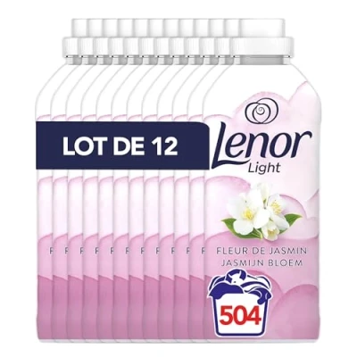 Afbeelding van Lenor Wasverzachter Jasmijnbloem 12 x 42 Wasbeurten