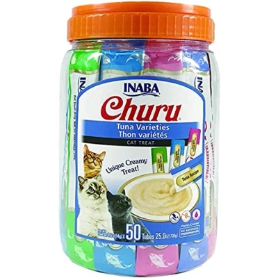 Afbeelding van Inaba Churu kat Puree multipack Tonijn 50 stuks