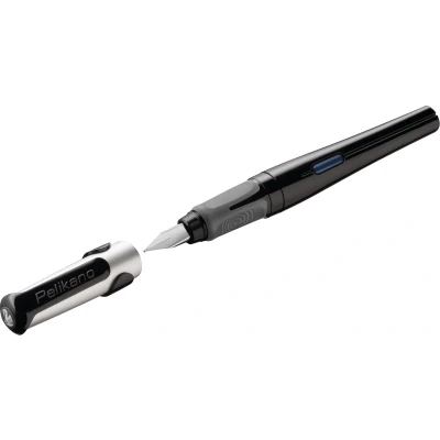 Afbeelding van Pelikan vulpen Pelikano Original Linkshandig Zwart