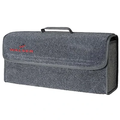 Afbeelding van WALSER kofferbak tas Toolbag maat L, naaldvilt organizer, auto tas, opbergtas, gereedschapstas OK grijs