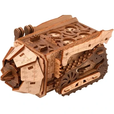 Afbeelding van ESC WELT Space Rover puzzelbox, Escape Room in een doos, ruimtethema hersentrainer, 3D puzzelspel voor volwassenen en kinderen, unieke houten ideaal familieplezier cadeau