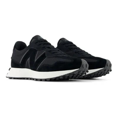 Afbeelding van New Balance U327 Unisex Sneakers laag, Maat: 40, Black Leer en textiel