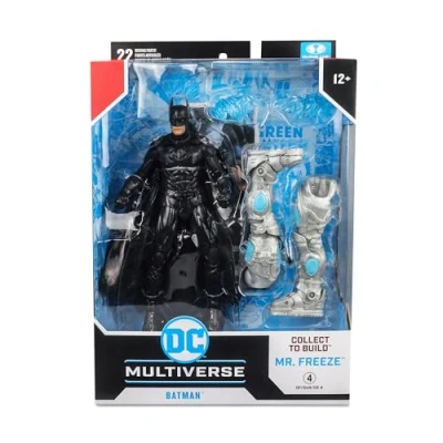 Afbeelding van McFarlane DC Collect to Build Batman sculptuur, 18 cm beweegbaar figuur met sokkel en kostuumaccessoires, authentiek design, verzamelbaar, 12 jaar, Bizak (64385636)