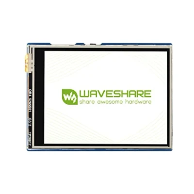 Afbeelding van Waveshare 2.8inch Touch Display Module for Raspberry Pi Pico 262K Colors 320x240 Pixels Resistive Controller XPT2046 ST7789 Driver Using SPI Bus…