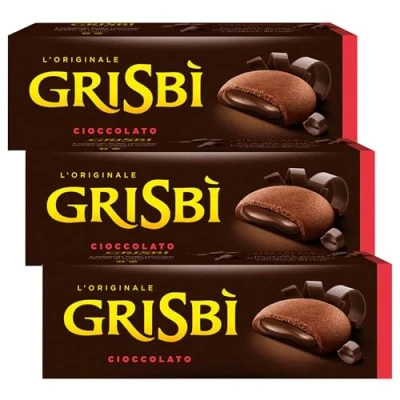 Afbeelding van MATILDE VICENZI Grisbi Cioccolato Italiaanse Koekjes met Chocoladevulling 150g x 3 percelen