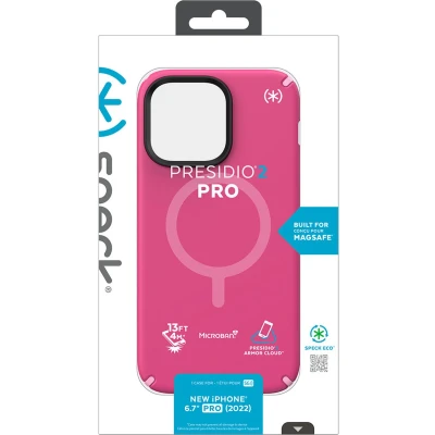 Afbeelding van Speck Presidio2 Pro + MS Apple iPhone 14 Max Digital Pink with Microban