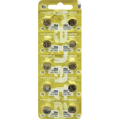 Afbeelding van Renata Knoopcel 394 1.55 V 10 stuk(s) 84 mAh Zilveroxide 394.MP E