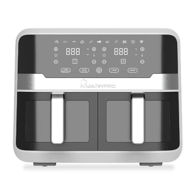 Afbeelding van MasterPRO Rocket Duo Airfryer 2400 W Met display, Controlelampje Zwart, Zilver