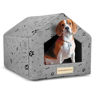 Afbeelding van Kingdog Hondenbed en kattenbed 50x40cm grijs