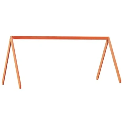Afbeelding van Kinderbedhuisje 209x85,5x88 cm massief grenenhout wasbruin