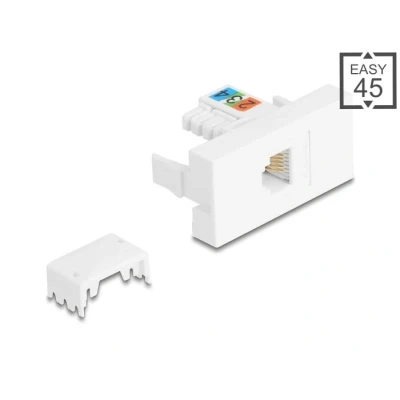 Afbeelding van Delock Easy 45 Modul RJ12 Buchse zu LSA UTP weiß HQ products