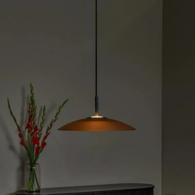 Afbeelding van Lucide MENGA Hanglamp Ø 40 cm LED Dimb. 1x11W 2700K Amber