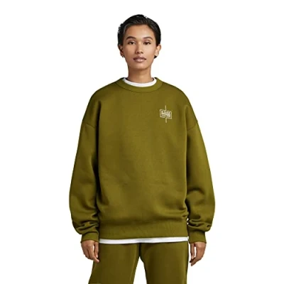 Afbeelding van G STAR RAW Heren Unisex Core Loose R Sw Sweater, groen (Avocado D23223 c235 d612), M