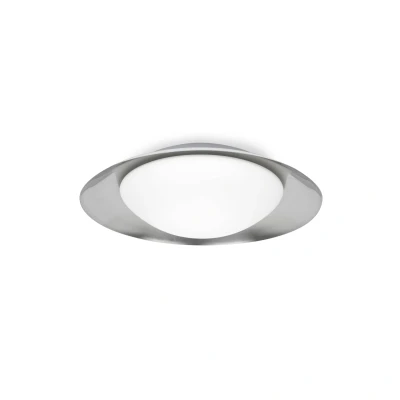 Afbeelding van Faro Lighting Side LED Indoor Medium Flush Wall Light Wit, Nikkel