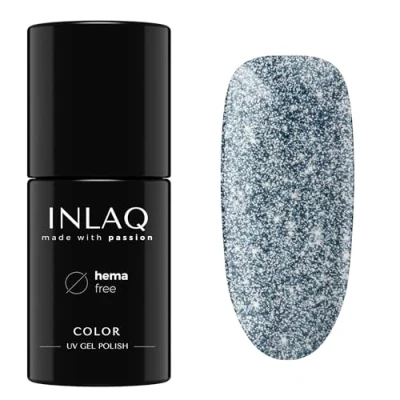 Afbeelding van INLAQ® Hema Free UV Gel Nagellak Glitter Shiny Signs Collectie of Gellak Lak in Aquarius Kleuren 6ml